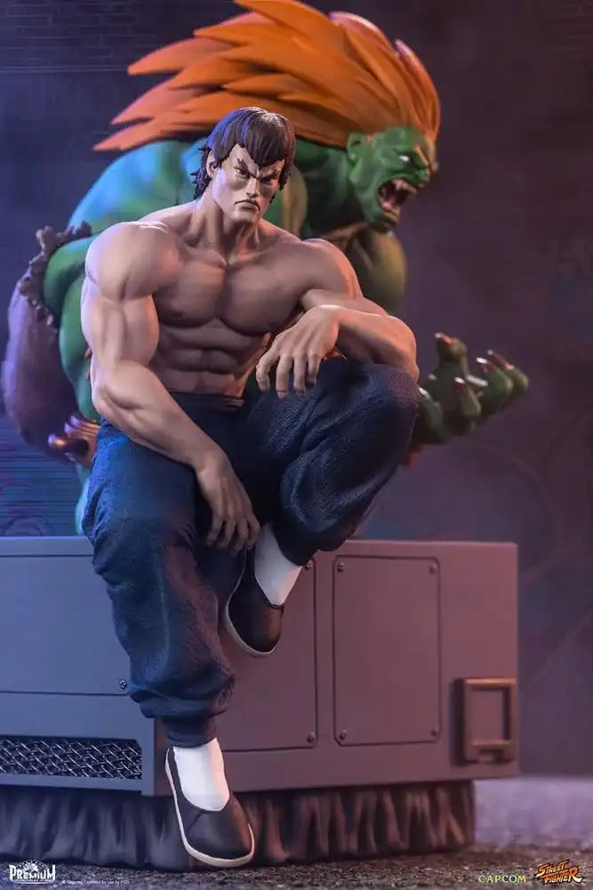 Street Fighter PVC Statuen 1/10 Blanka & Fei Long 21 cm - Smalltinytoystore