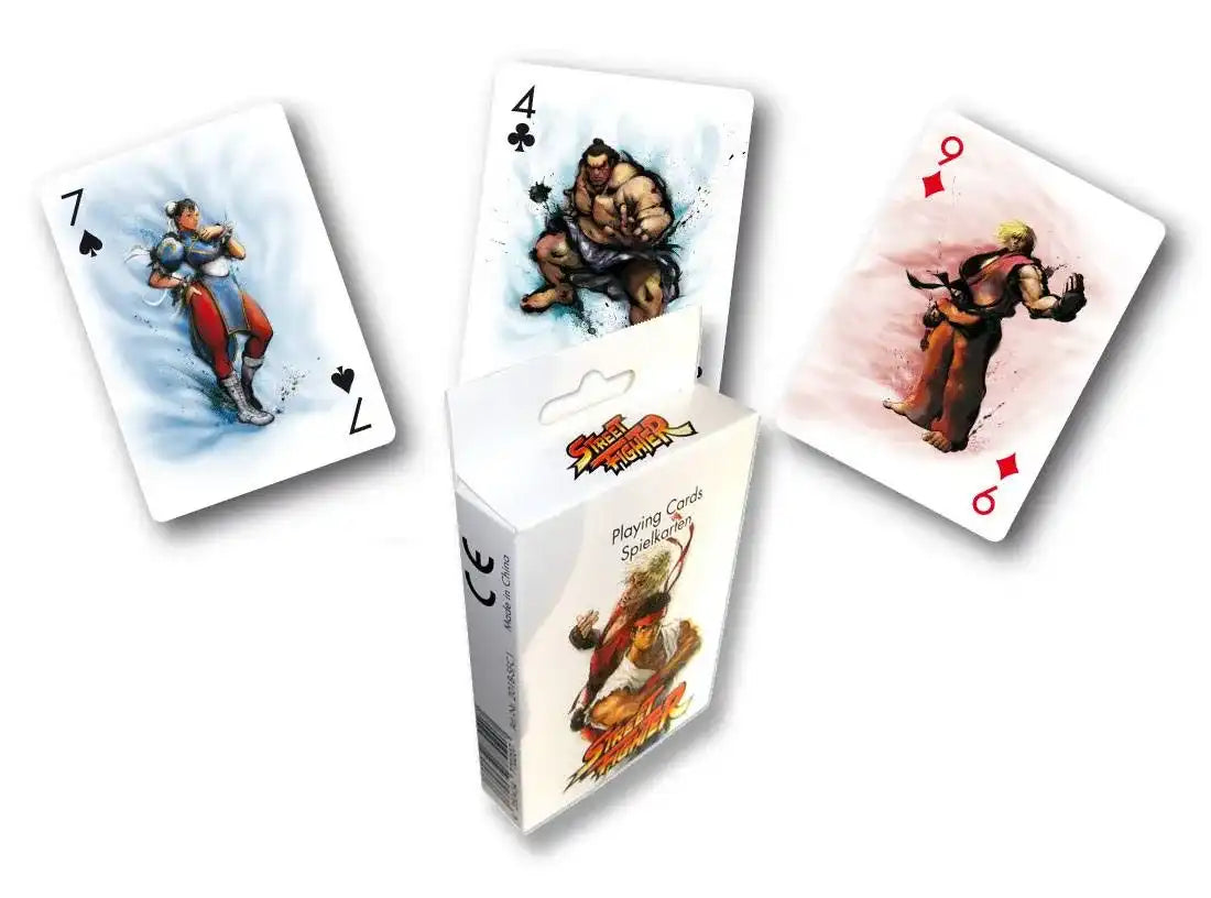 Street Fighter Spielkarten Characters - Smalltinytoystore