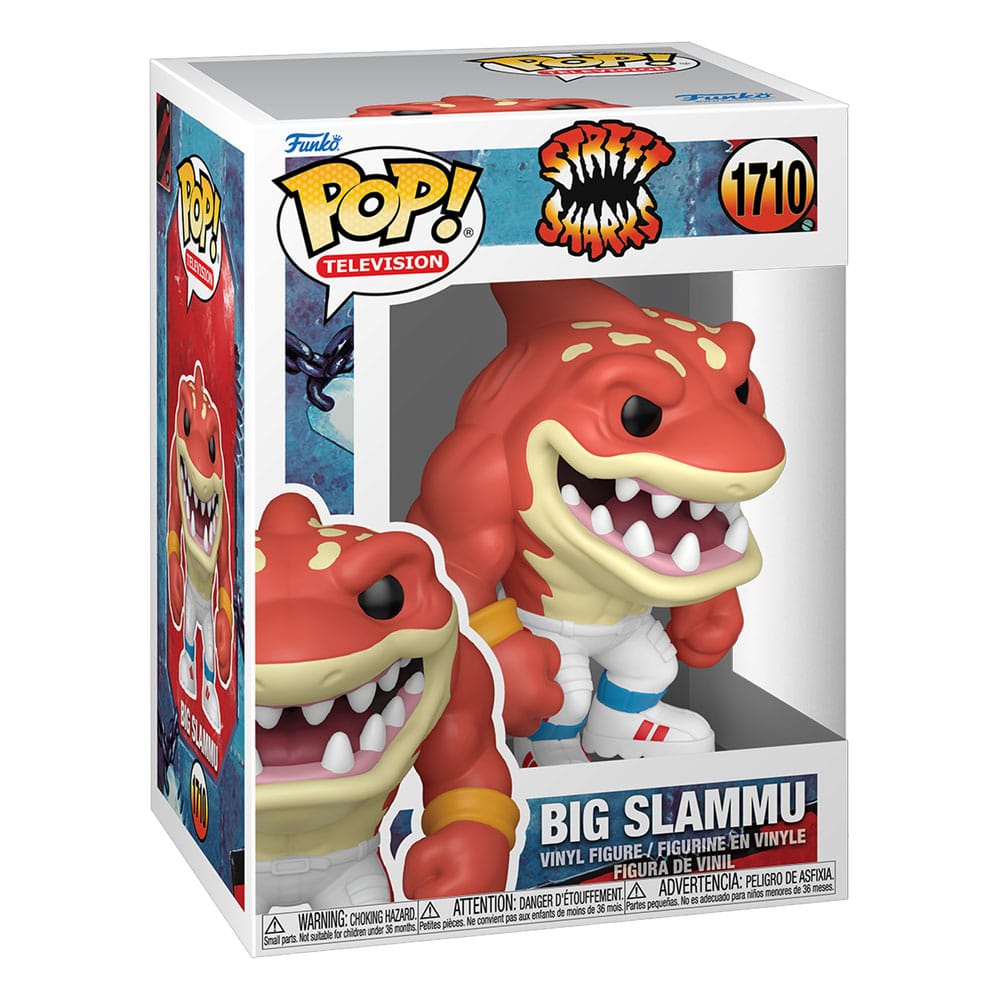 Street Sharks POP! Television Vinyl Figur Big Slammu 9 cm - Smalltinytoystore
