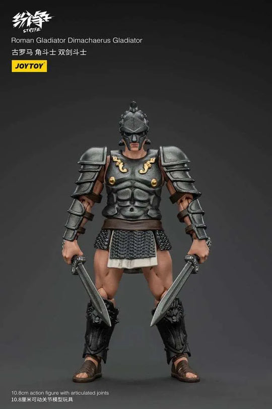 Strife Actionfigur 1/18 Roman Gladiator Dimachaerus Gladiator 11 cm - Smalltinytoystore