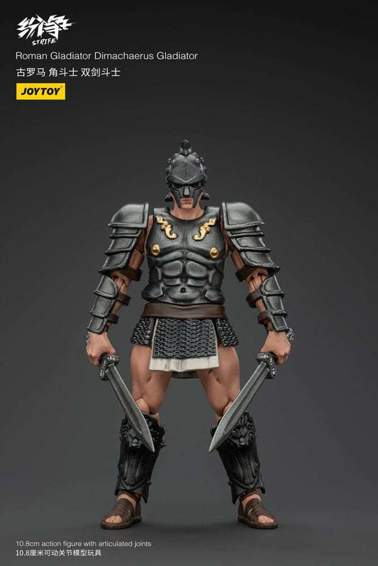 Strife Actionfigur 1/18 Roman Gladiator Dimachaerus Gladiator 11 cm - Smalltinytoystore