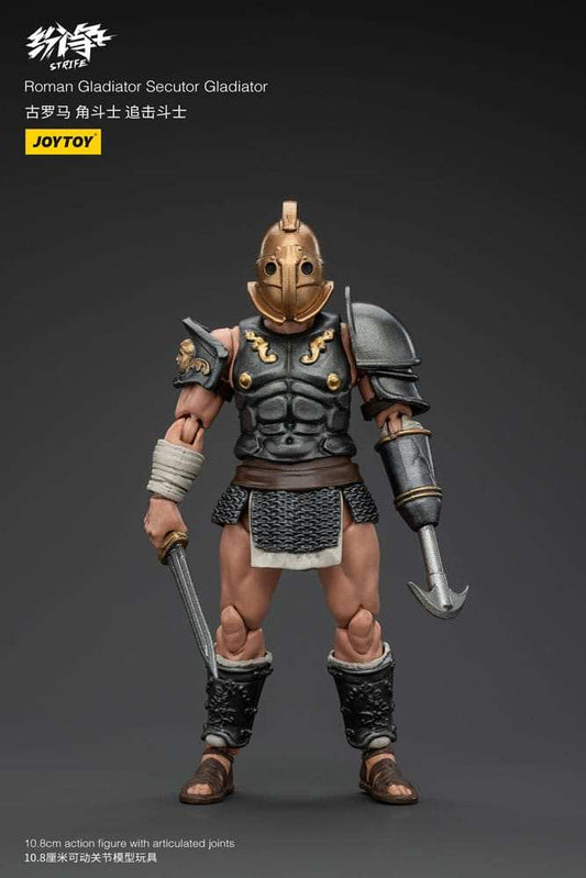 Strife Actionfigur 1/18 Roman Gladiator Secutor Gladiator 11 cm - Smalltinytoystore