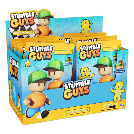 Stumble Guys Collectible Figure in Blind Foil Bag Display (24) - Smalltinytoystore