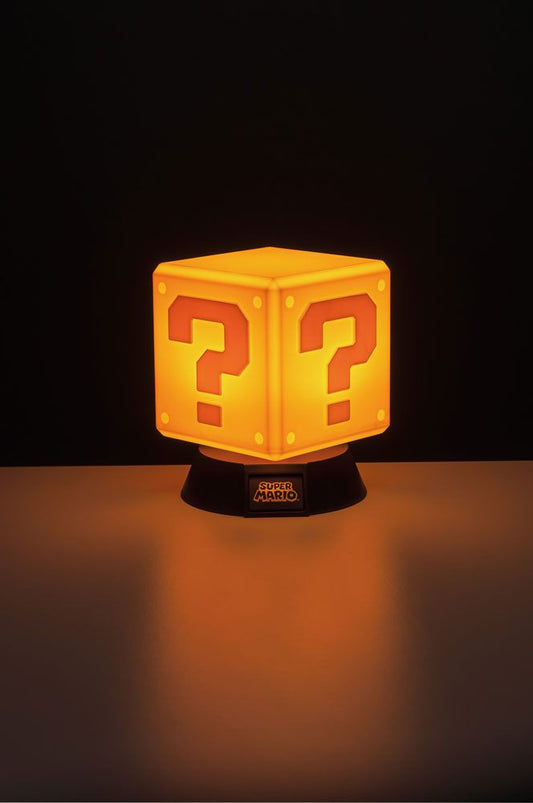 Super Mario 3D Lampe Fragezeichen-Block 10 cm - Smalltinytoystore