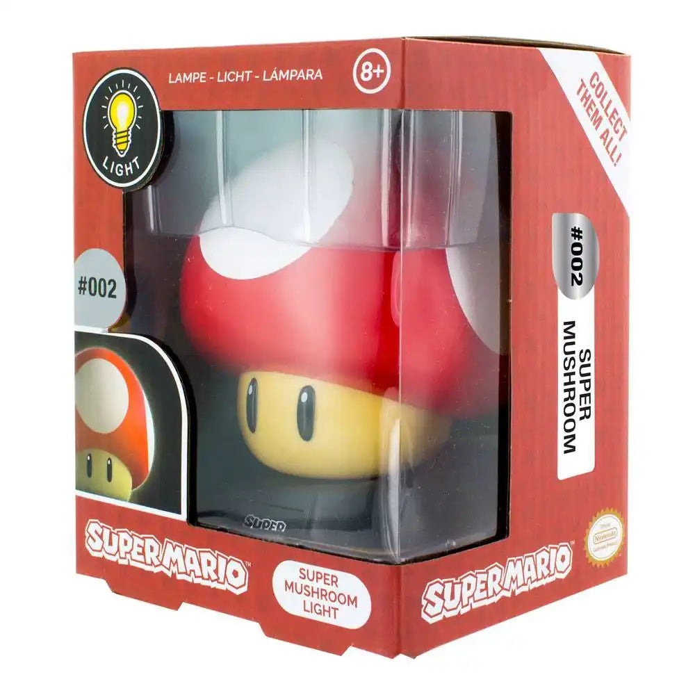 Super Mario 3D Lampe Power-Up Pilz 10 cm - Smalltinytoystore