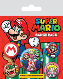 Super Mario Ansteck-Buttons 5er-Pack - Smalltinytoystore