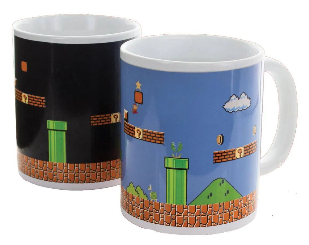 Super Mario Bros. Tasse mit Thermoeffekt Level - Smalltinytoystore