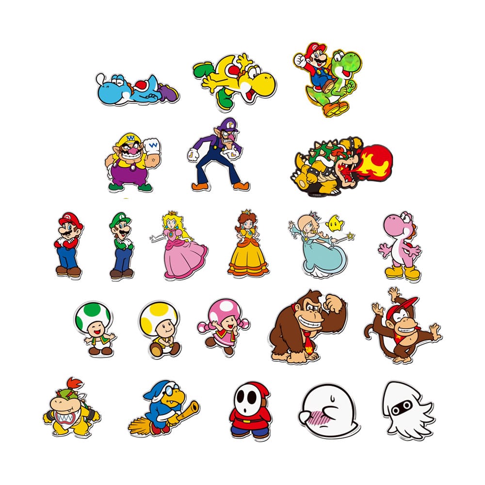 Super Mario Chara-Magnets Magnete Series 2 Display (14) - Smalltinytoystore