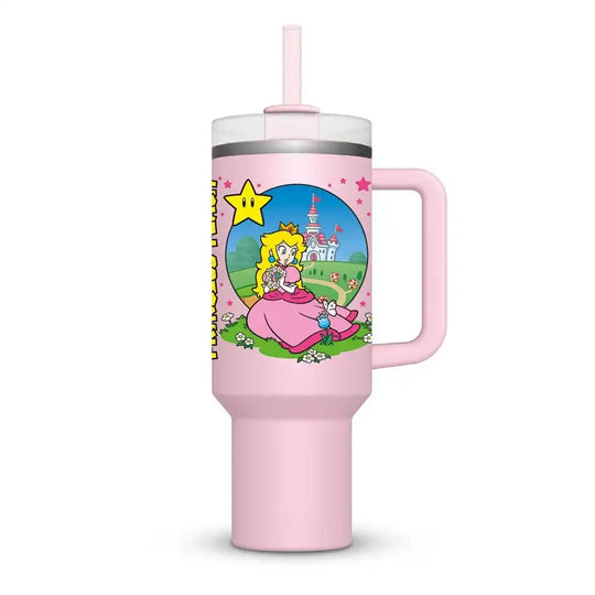 Super Mario Edelstahl-Trinkbecher Peach 1130 ml - Smalltinytoystore