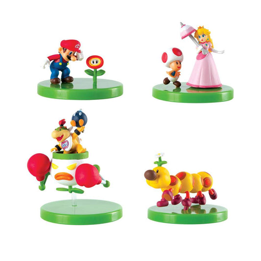 Super Mario Figuren zum Zusammenbauen Mystery Pack 6 cm Display (12) - Smalltinytoystore