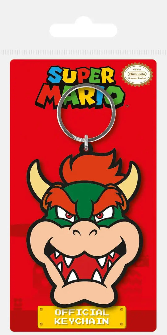 Super Mario Gummi-Schlüsselanhänger Bowser 6 cm - Smalltinytoystore