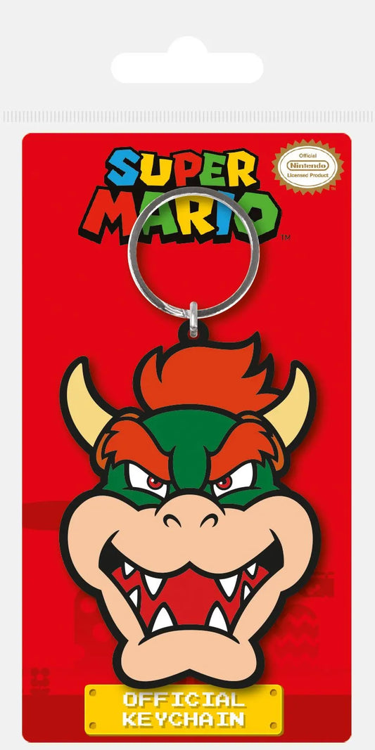 Super Mario Gummi-Schlüsselanhänger Bowser 6 cm - Smalltinytoystore