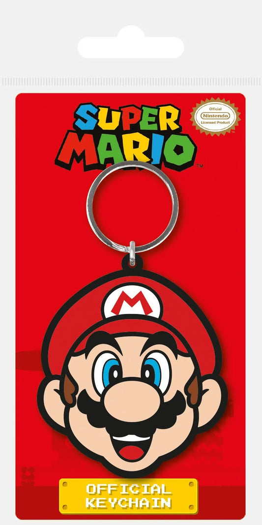 Super Mario Gummi-Schlüsselanhänger Mario 6 cm - Smalltinytoystore