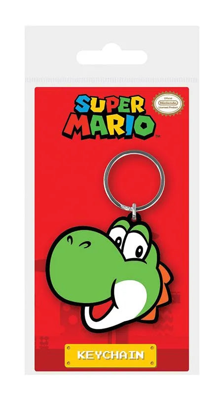 Super Mario Gummi-Schlüsselanhänger Yoshi 6 cm - Smalltinytoystore