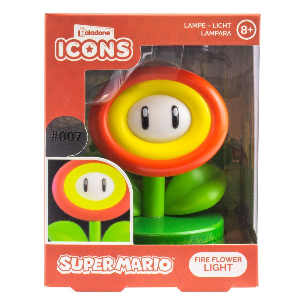 Super Mario Icon Lampe Fire Flower (V2) - Smalltinytoystore
