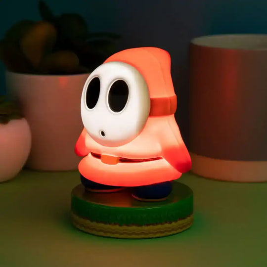 Super Mario Icons Leuchte Shy Guy 11 cm - Smalltinytoystore