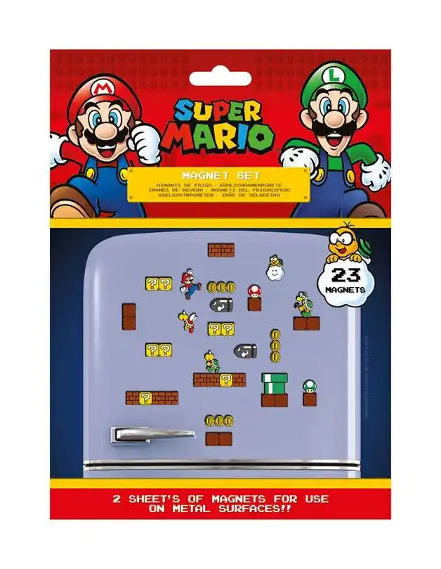Super Mario Magnete Set Mushroom Kingdom - Smalltinytoystore