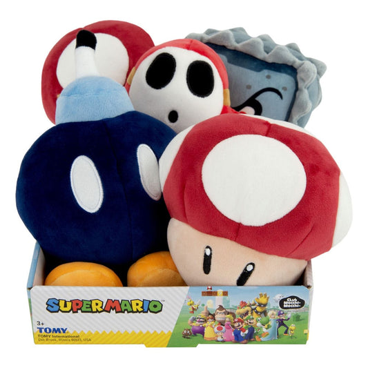 Super Mario Mocchi-Mocchi Junior Plüschfiguren Wave 10 15 cm Sortiment (5) - Smalltinytoystore