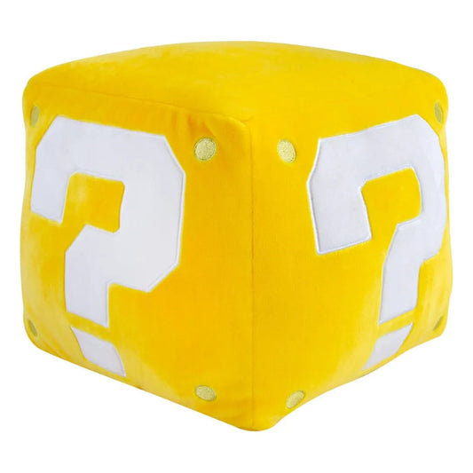 Super Mario Mocchi-Mocchi Plüschfigur Mega Fragezeichen-Block 22 cm - Smalltinytoystore