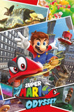 Super Mario Odyssey Poster Set Collage 61 x 91 cm (4) - Smalltinytoystore