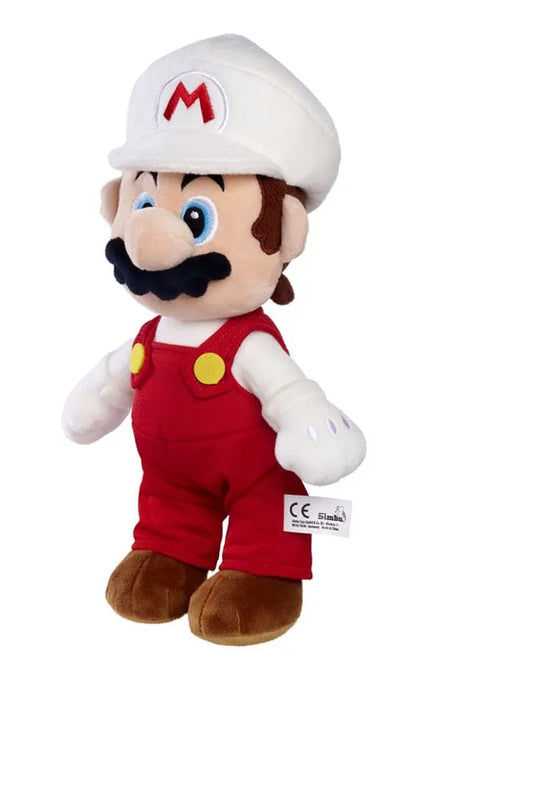 Super Mario Plüschfigur Feuer Mario 30 cm - Smalltinytoystore
