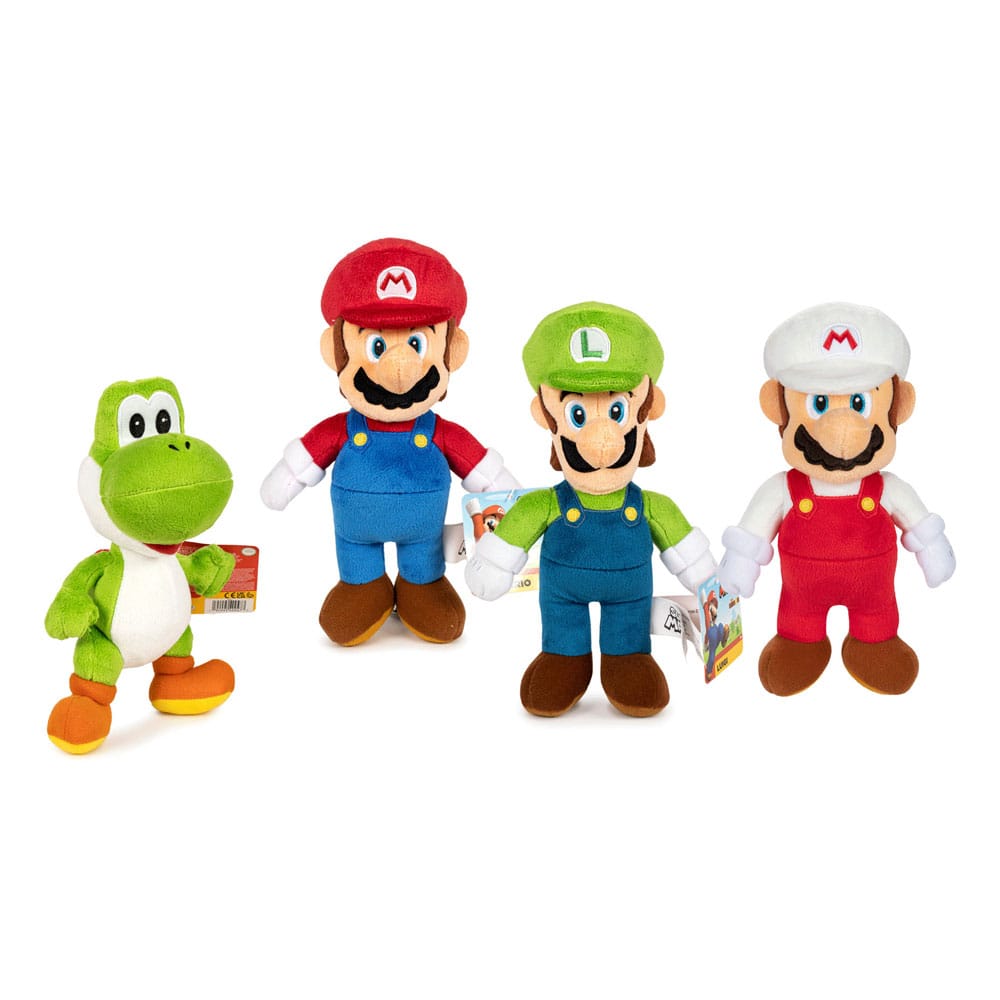 Super Mario Plüschfiguren Set Charaktere 25 cm Sortiment (8) - Smalltinytoystore