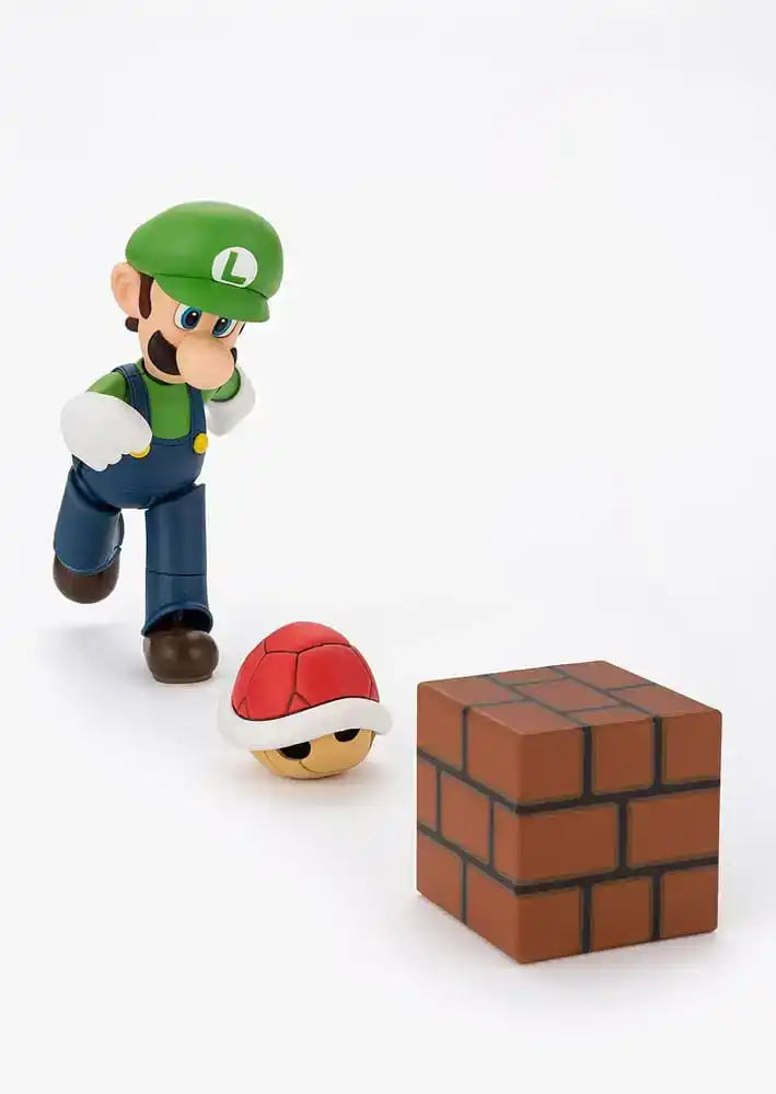 Super Mario S.H. Figuarts Actionfigur Luigi 11 cm - Smalltinytoystore