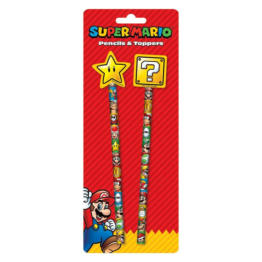 Super Mario Schreibset 2-teilig - Smalltinytoystore