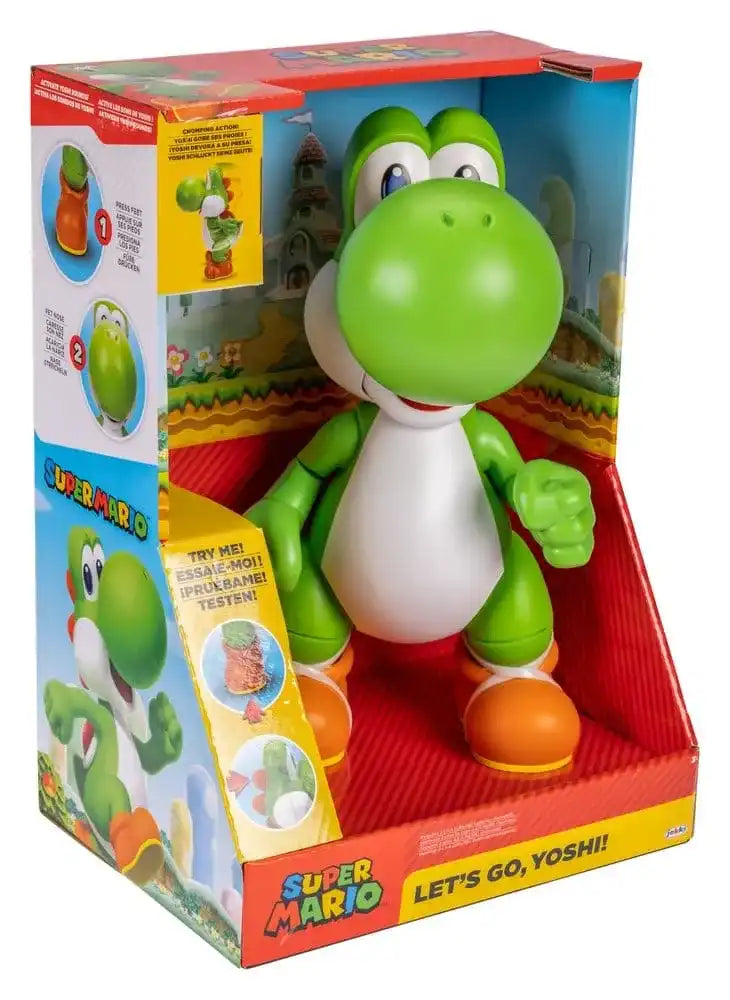 Super Mario Sprechende Actionfigur Let's Go! Yoshi! 36 cm