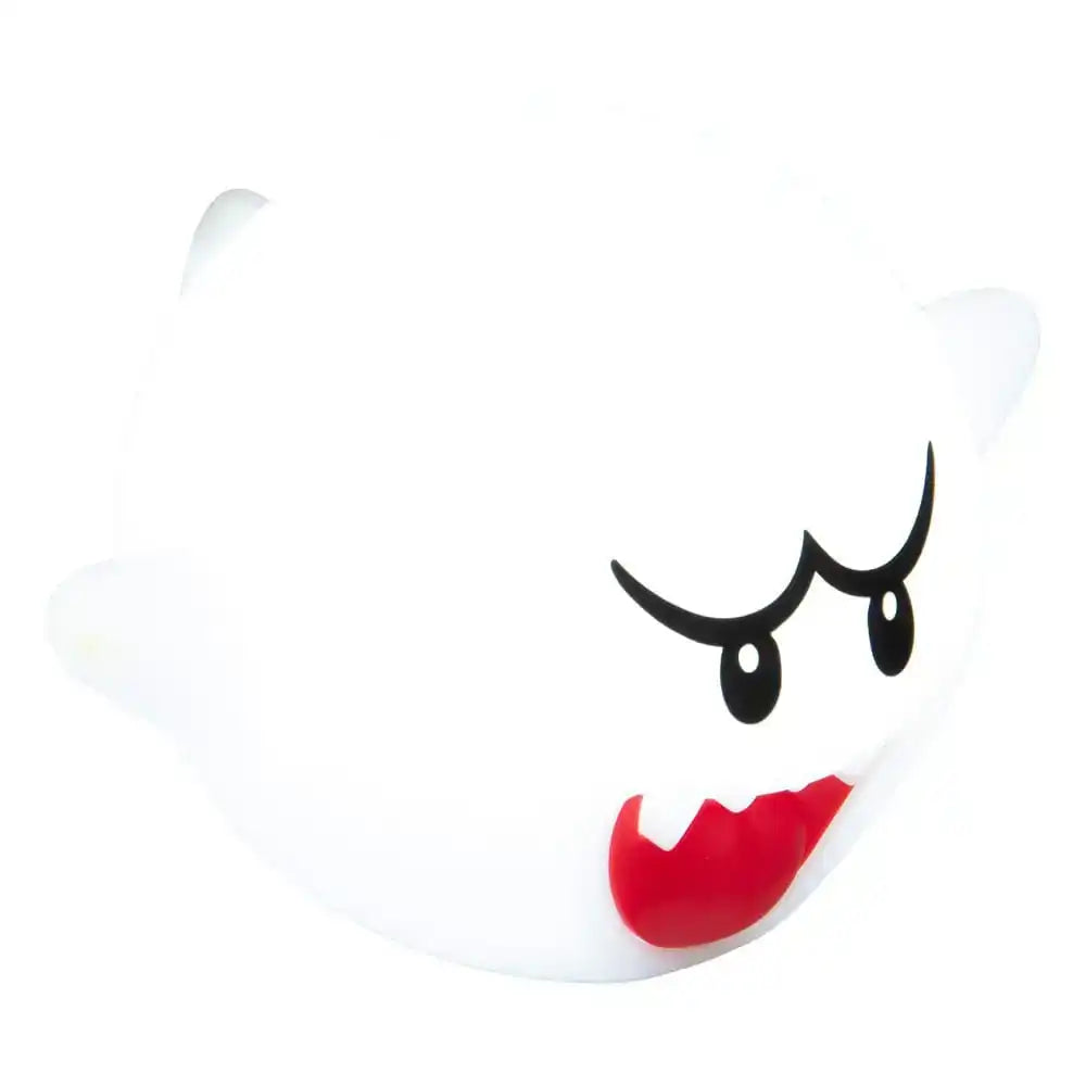Super Mario Squishy Glo Silikon-Leuchte Boo 14 cm - Smalltinytoystore