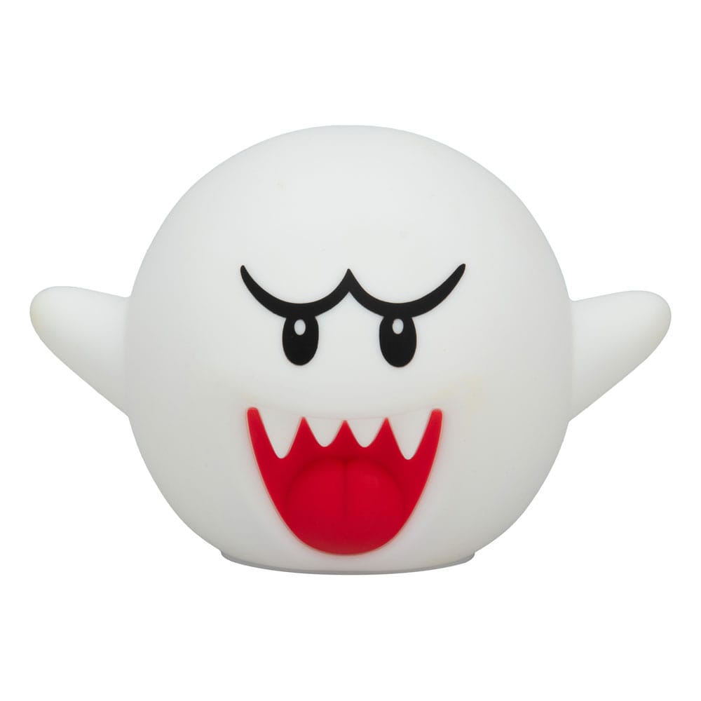 Super Mario Squishy Glo Silikon-Leuchte Boo 14 cm - Smalltinytoystore