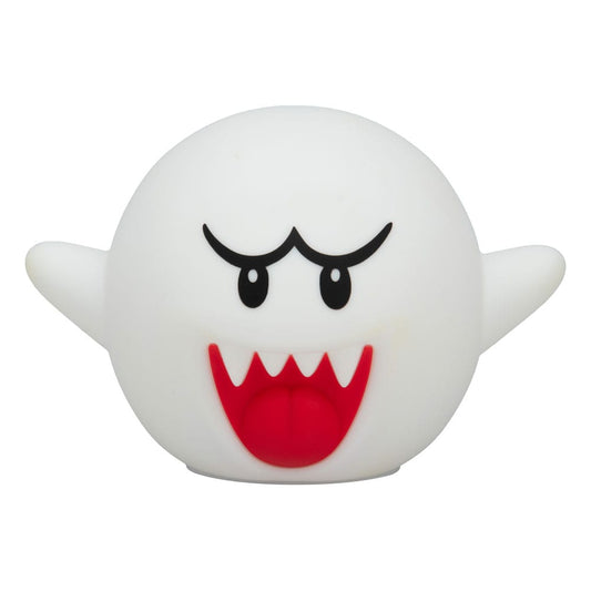 Super Mario Squishy Glo Silikon-Leuchte Boo 14 cm - Smalltinytoystore