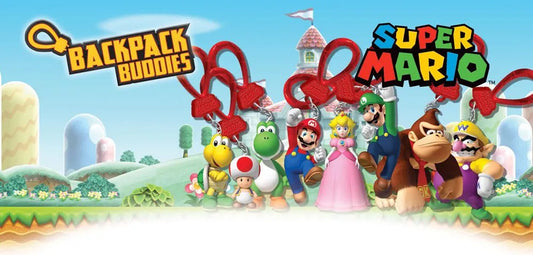 Super Mario Taschenanhänger Backpack Buddies Mystery Bags Display (24) - Smalltinytoystore