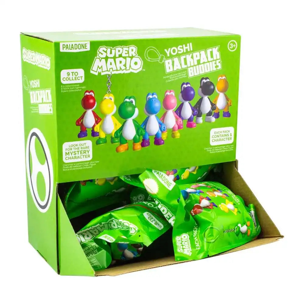 Super Mario Taschenanhänger Backpack Buddies Mystery Bags Display Yoshi (12) - Smalltinytoystore