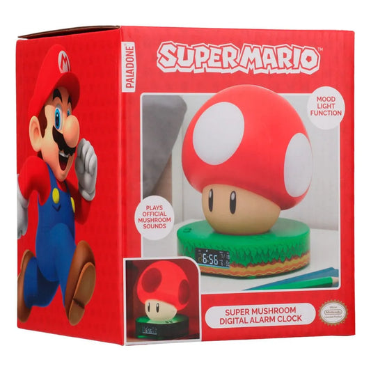 Super Mario Wecker Super Mushroom - Smalltinytoystore