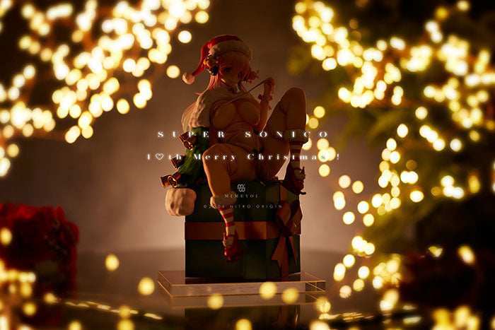 Super Sonico PVC Statue 1/7 Super Sonico 10th Merry Christmas! 25 cm - Smalltinytoystore