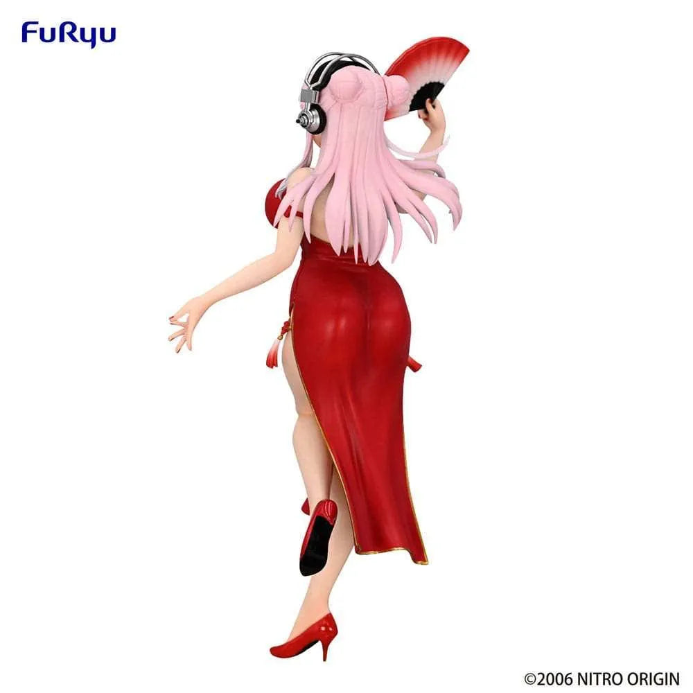 Super Sonico Trio-Try-iT PVC Statue China Dress Ver. 21 cm - Smalltinytoystore