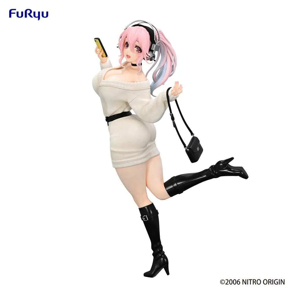 Super Sonico Trio-Try-iT PVC Statue Winter Memory Ver. 21 cm - Smalltinytoystore