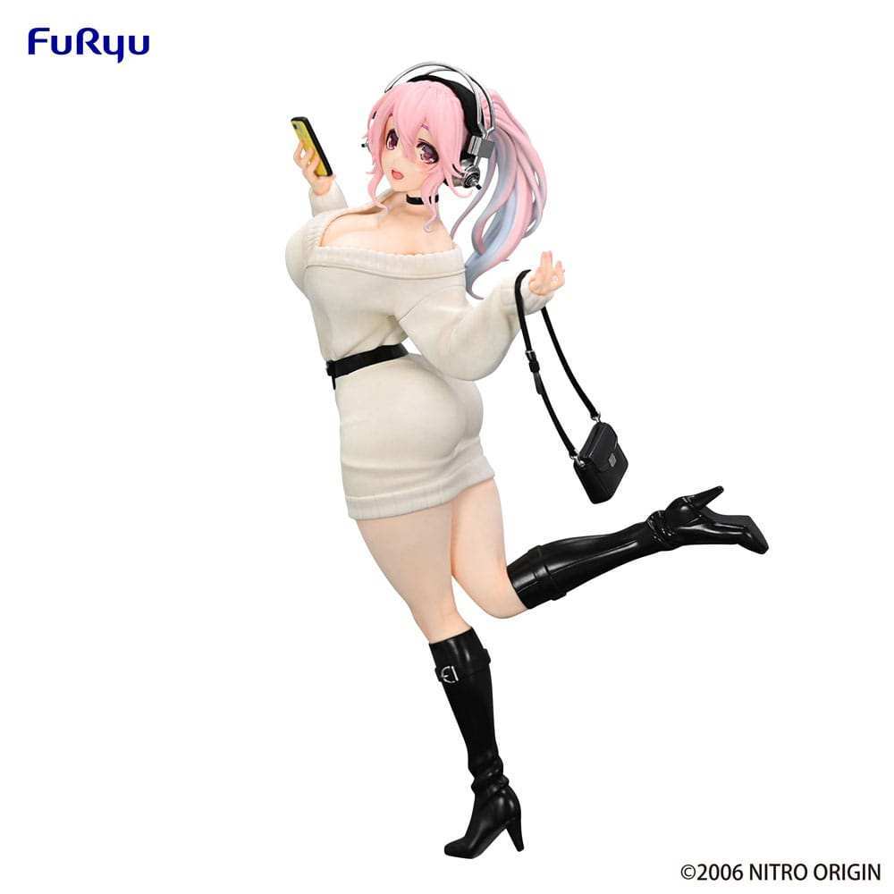 Super Sonico Trio-Try-iT PVC Statue Winter Memory Ver. 21 cm - Smalltinytoystore