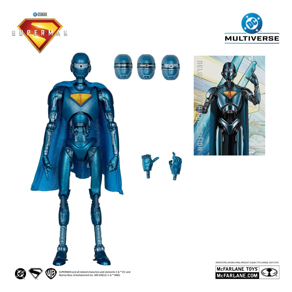 Superman (2025) DC Multiverse Deluxe Actionfigur Superman Robot (Red Platinum Edition) 18 cm - Smalltinytoystore
