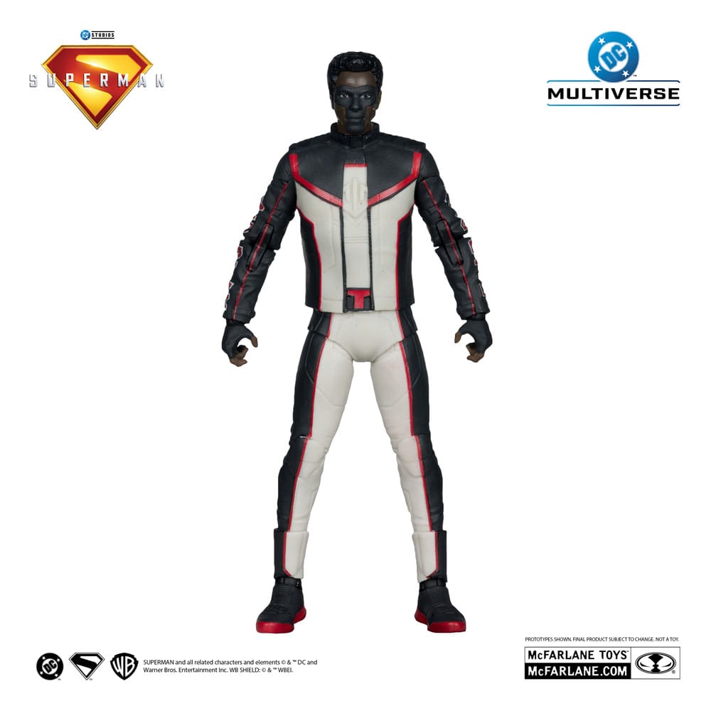 Superman (2025) DC Multiverse Deluxe Theatrical Edition Actionfigur Mr. Terrific (Red Platinum Edition) 18 cm - Smalltinytoystore