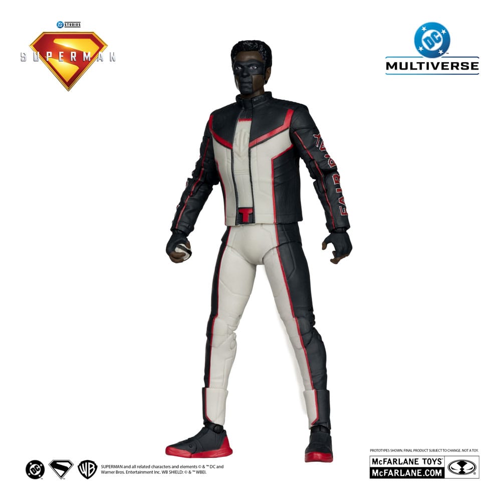 Superman (2025) DC Multiverse Deluxe Theatrical Edition Actionfigur Mr. Terrific (Red Platinum Edition) 18 cm - Smalltinytoystore