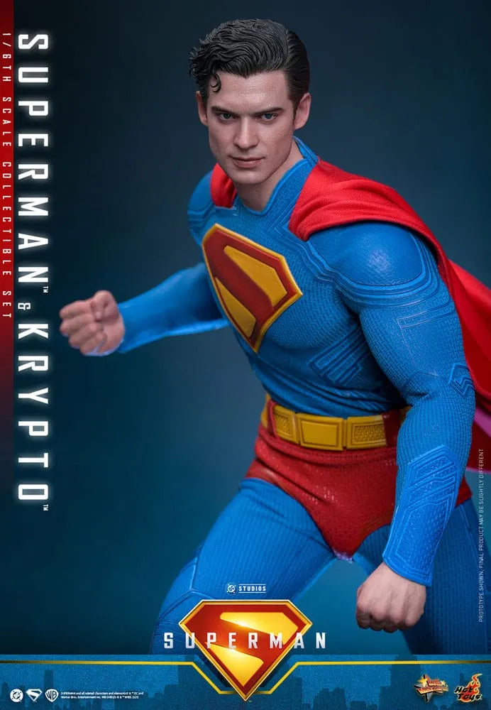 Superman (2025) Movie Masterpiece Actionfigur 1/6 Superman & Krypto 33 cm - Smalltinytoystore