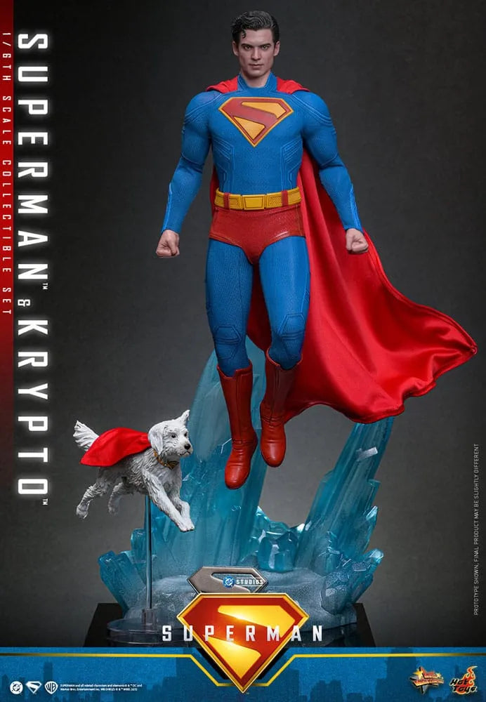 Superman (2025) Movie Masterpiece Actionfigur 1/6 Superman & Krypto 33 cm - Smalltinytoystore