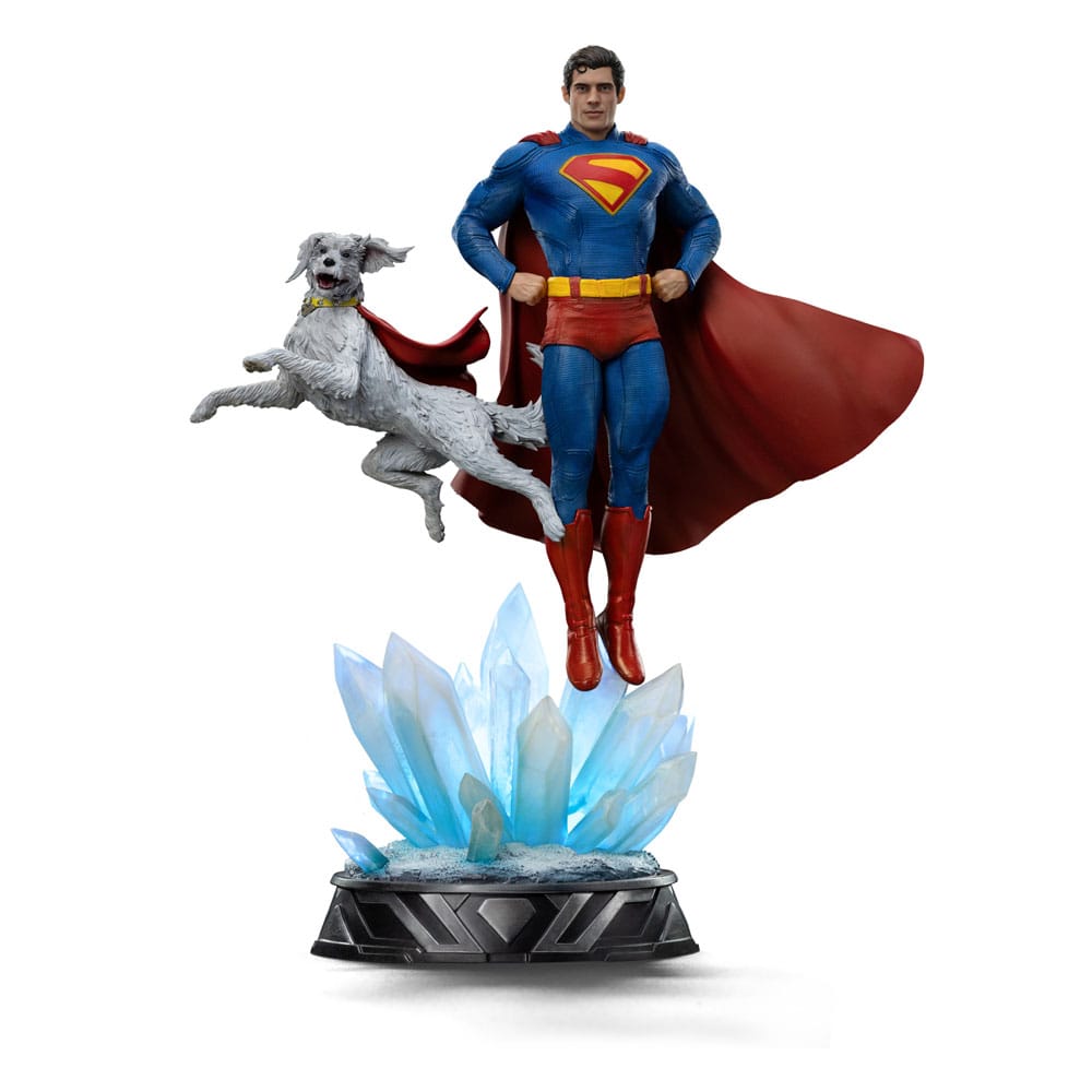 Superman Legacy Art Scale Statue 1/10 Superman & Krypto 32 cm - Smalltinytoystore