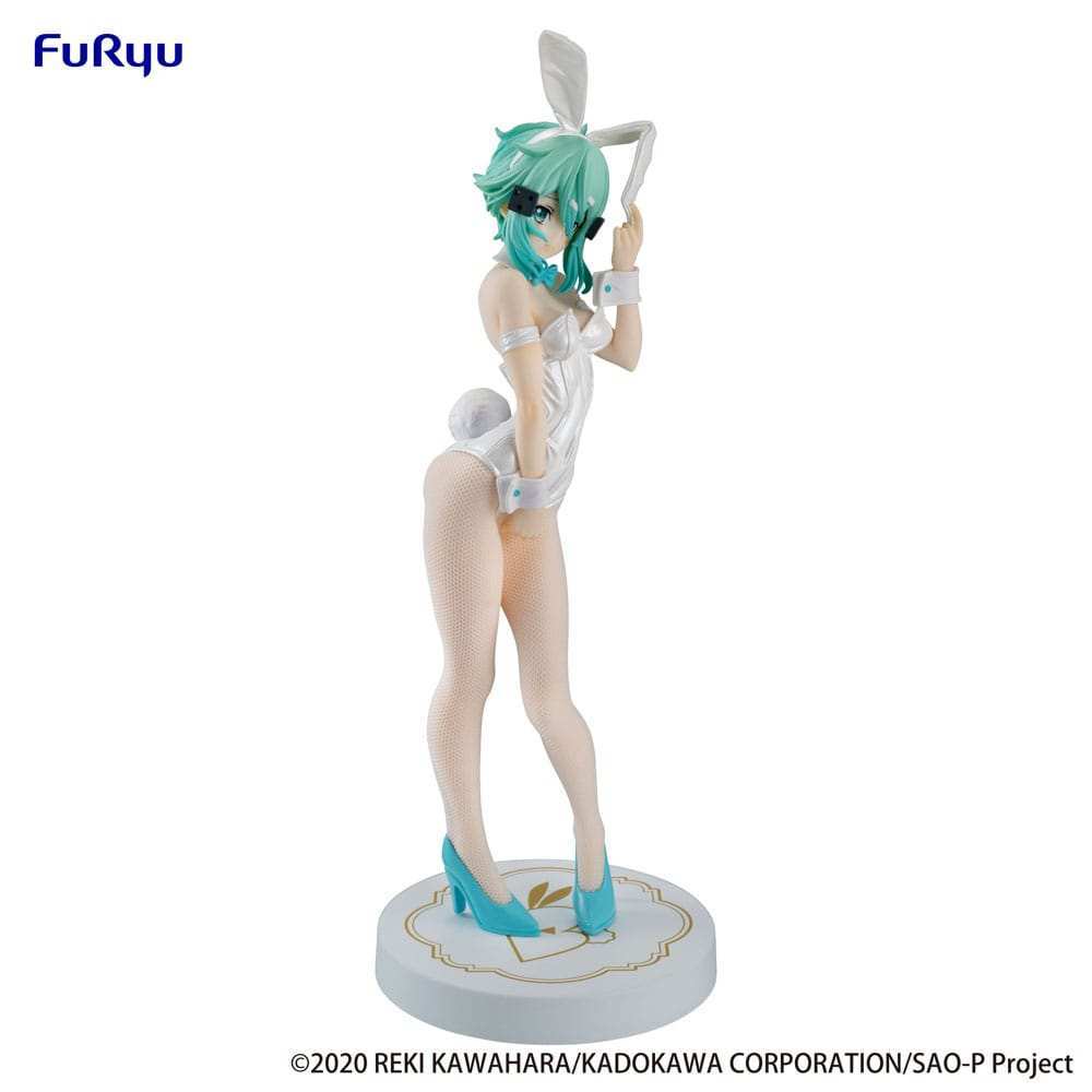 Sword Art Online BiCute Bunnies PVC Statue Sinon White Pearl Ver. 28 cm - Smalltinytoystore