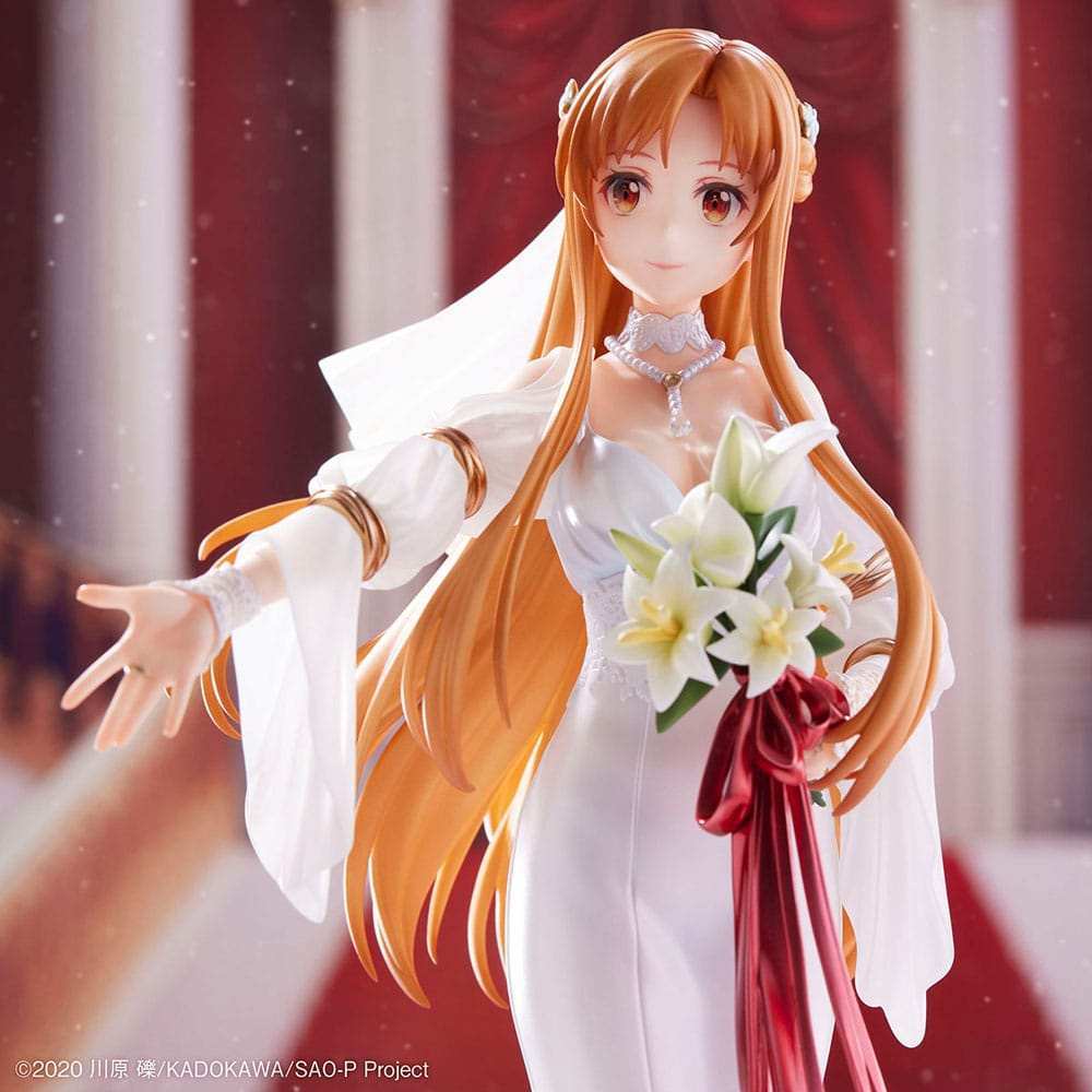 Sword Art Online PVC Statue 1/7 Asuna Wedding Ver. 25 cm - Smalltinytoystore