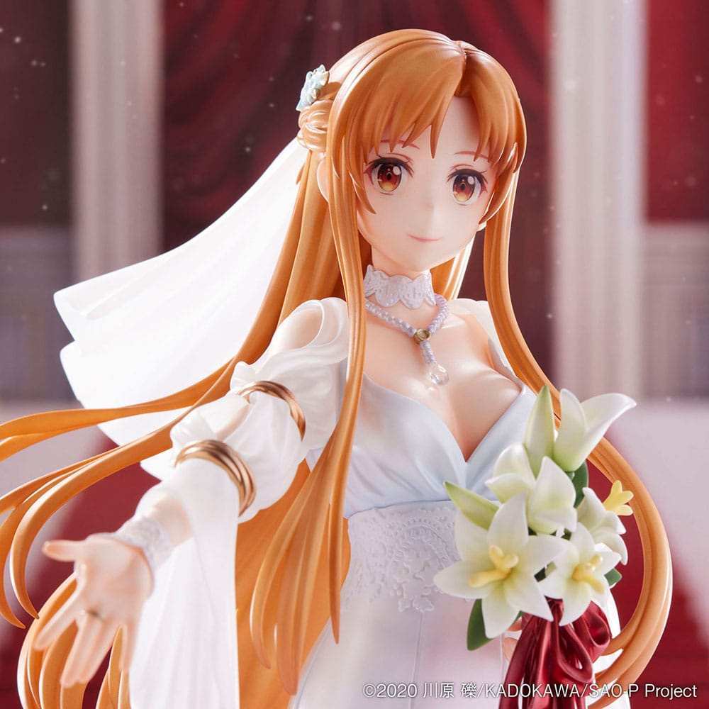 Sword Art Online PVC Statue 1/7 Asuna Wedding Ver. 25 cm - Smalltinytoystore