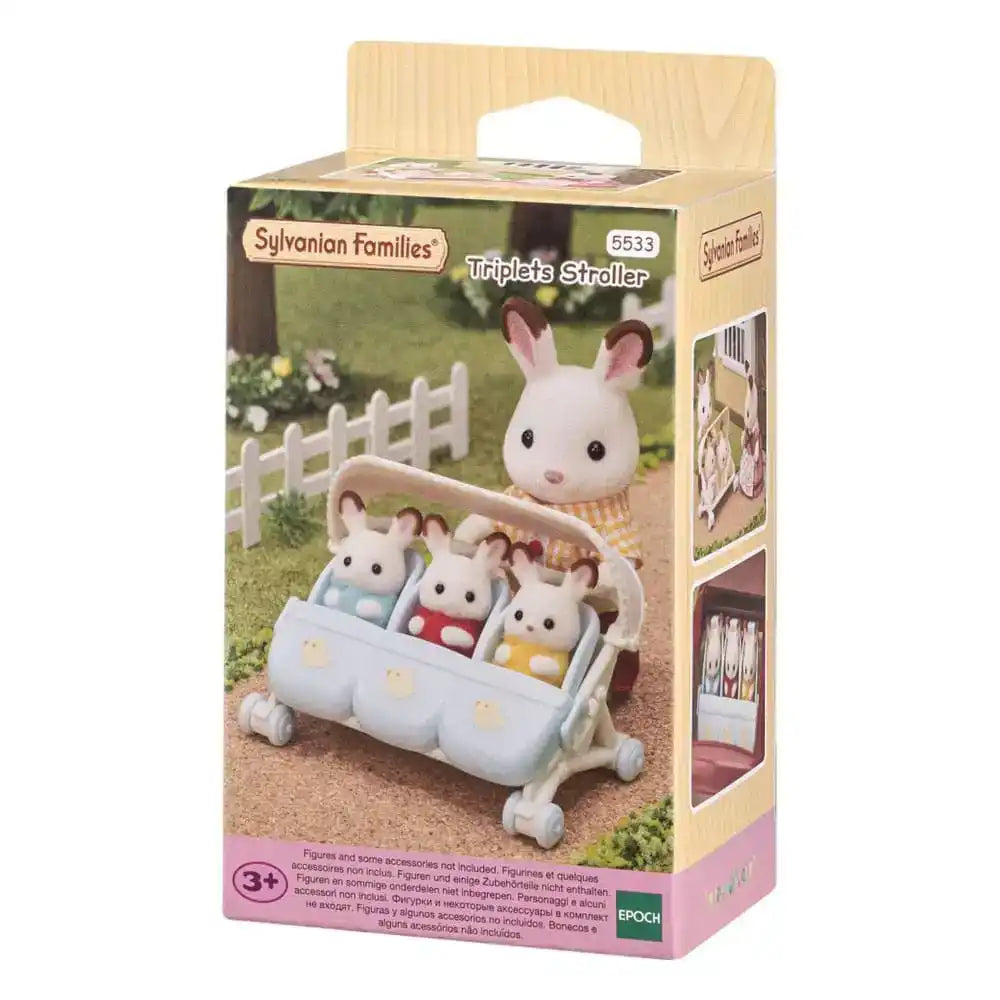 Sylvanian Families: Drillings-Kinderwagen