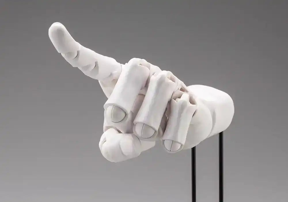 Takahiro Kagami PVC Artist Support Item Hand 1/1 Model Men /L White 22 cm - Smalltinytoystore